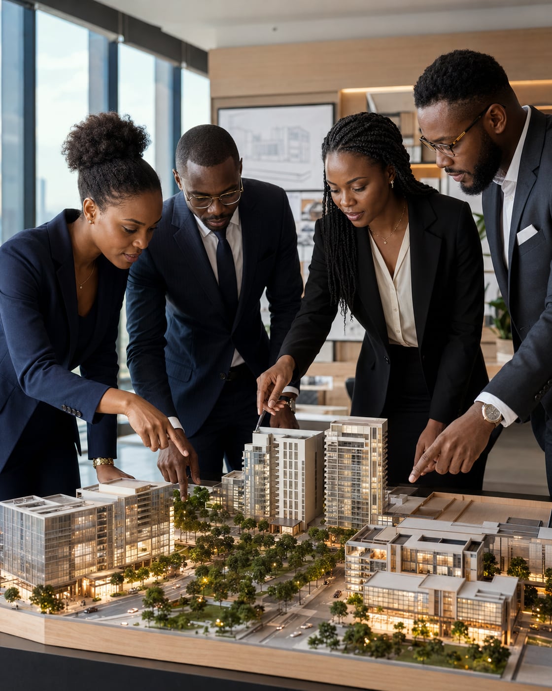 Projects Capital Group professional at a development site